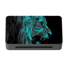 Angry Male Lion Predator Carnivore Memory Card Reader With Cf