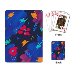 Patterns Rosebuds Playing Cards Single Design (rectangle)