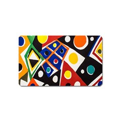 Pattern And Decoration Revisited At The East Side Galleries Magnet (name Card) by Salman4z