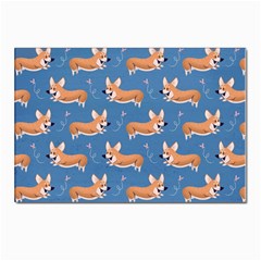 Corgi Patterns Postcards 5  X 7  (pkg Of 10) by Salman4z