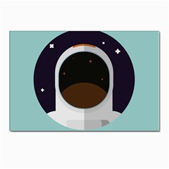 Astronaut Space Astronomy Universe Postcard 4 x 6  (pkg Of 10) by Salman4z