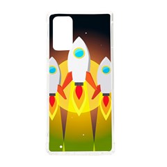 Rocket Take Off Missiles Cosmos Samsung Galaxy Note 20 Tpu Uv Case by Salman4z