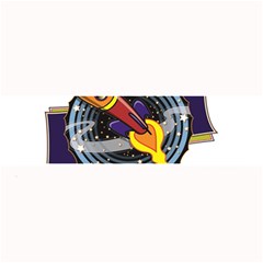 Rocket Space Clipart Illustrator Large Bar Mat by Salman4z