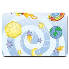 Science Fiction Outer Space Large Doormat by Salman4z