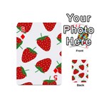 Seamless Pattern Fresh Strawberry Playing Cards 54 Designs (Mini) Front - Diamond5