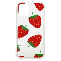 Seamless Pattern Fresh Strawberry Iphone 12 Mini Tpu Uv Print Case	 by Salman4z