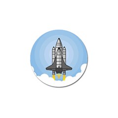 Rocket Shuttle Spaceship Science Golf Ball Marker (10 Pack) by Salman4z