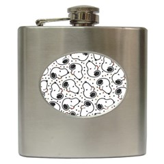 Dog Pattern Hip Flask (6 Oz) by Salman4z