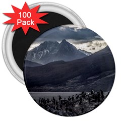 Nature s Symphony: A Portrait Of Ushuaia s Wild Beauty  3  Magnets (100 Pack) by dflcprintsclothing