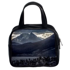 Nature s Symphony: A Portrait Of Ushuaia s Wild Beauty  Classic Handbag (two Sides) by dflcprintsclothing