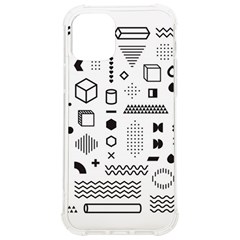 Pattern Hipster Abstract Form Geometric Line Variety Shapes Polkadots Fashion Style Seamless Iphone 12/12 Pro Tpu Uv Print Case by Salman4z