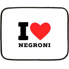 I Love Negroni Fleece Blanket (mini) by ilovewhateva