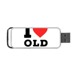 I Love Old Fashioned Portable Usb Flash (two Sides) by ilovewhateva