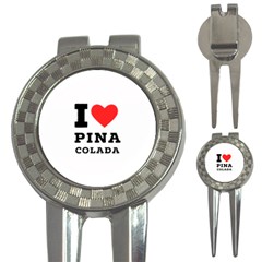 I Love Pina Colada 3-in-1 Golf Divots by ilovewhateva