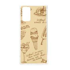 Ice-cream-vintage-pattern Samsung Galaxy Note 20 Tpu Uv Case by Salman4z