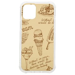 Ice-cream-vintage-pattern Iphone 12 Mini Tpu Uv Print Case	 by Salman4z