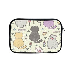 Funny Cartoon Cats Seamless Pattern Apple Macbook Pro 13  Zipper Case by Salman4z