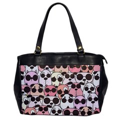 Cute-dog-seamless-pattern-background Oversize Office Handbag