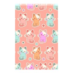 Cute-kawaii-kittens-seamless-pattern Shower Curtain 48  X 72  (small)  by Salman4z