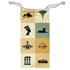 Egyptian-flat-style-icons Jewelry Bag