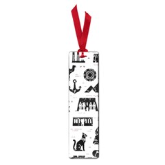 Dark-seamless-pattern-symbols-landmarks-signs-egypt --- Small Book Marks