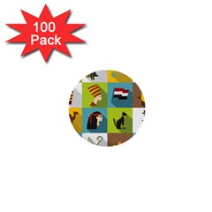 Egypt-travel-items-icons-set-flat-style 1  Mini Buttons (100 Pack)  by Salman4z