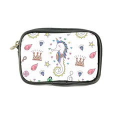 Seamless-pattern-cute-unicorn-cartoon-hand-drawn Coin Purse by Salman4z