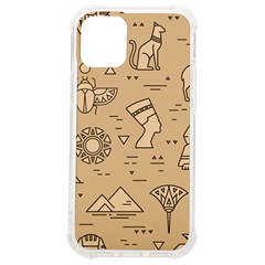 Egyptian-seamless-pattern-symbols-landmarks-signs-egypt Iphone 12 Mini Tpu Uv Print Case	