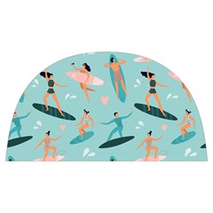 Beach-surfing-surfers-with-surfboards-surfer-rides-wave-summer-outdoors-surfboards-seamless-pattern- Anti Scalding Pot Cap by Salman4z