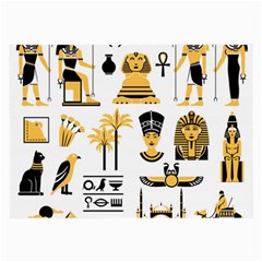 Egypt-symbols-decorative-icons-set Large Glasses Cloth