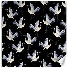 Crane Pattern Canvas 12  x 12 