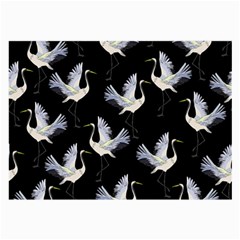 Crane Pattern Large Glasses Cloth