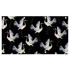 Crane Pattern Banner and Sign 7  x 4 