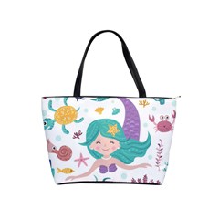 Set-cute-mermaid-seaweeds-marine-inhabitants Classic Shoulder Handbag by Salman4z