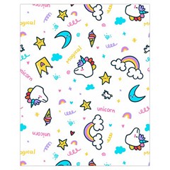 Unicorns-rainbows-seamless-pattern Drawstring Bag (small) by Salman4z