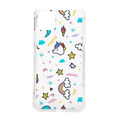 Unicorns-rainbows-seamless-pattern Iphone 11 Pro Max 6 5 Inch Tpu Uv Print Case by Salman4z