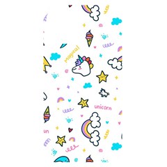 Unicorns-rainbows-seamless-pattern Iphone 14 Black Uv Print Case by Salman4z