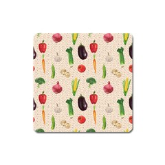 Vegetables Square Magnet