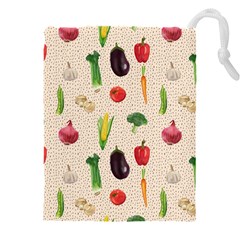 Vegetables Drawstring Pouch (4xl) by SychEva