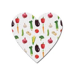 Vegetable Heart Magnet