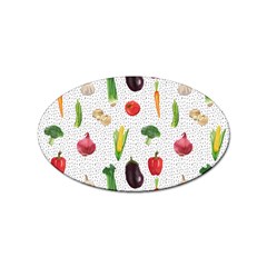 Vegetable Sticker Oval (100 Pack) by SychEva