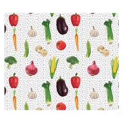 Vegetable Two Sides Premium Plush Fleece Blanket (Small)