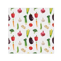 Vegetable Square Satin Scarf (30  X 30 ) by SychEva