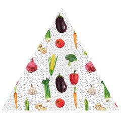 Vegetable Wooden Puzzle Triangle by SychEva