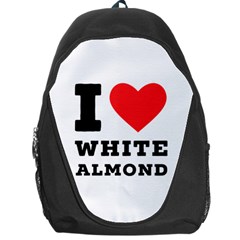 I Love White Almond Backpack Bag by ilovewhateva