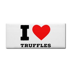 I Love Truffles Hand Towel by ilovewhateva