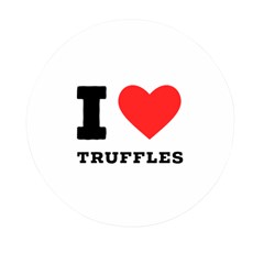 I Love Truffles Mini Round Pill Box by ilovewhateva