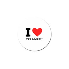 I Love Tiramisu Golf Ball Marker (10 Pack)