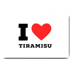 I Love Tiramisu Large Doormat