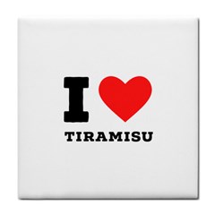 I Love Tiramisu Face Towel